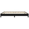 vidaXL Cadre de lit sans matelas noir 180x200 cm tissu