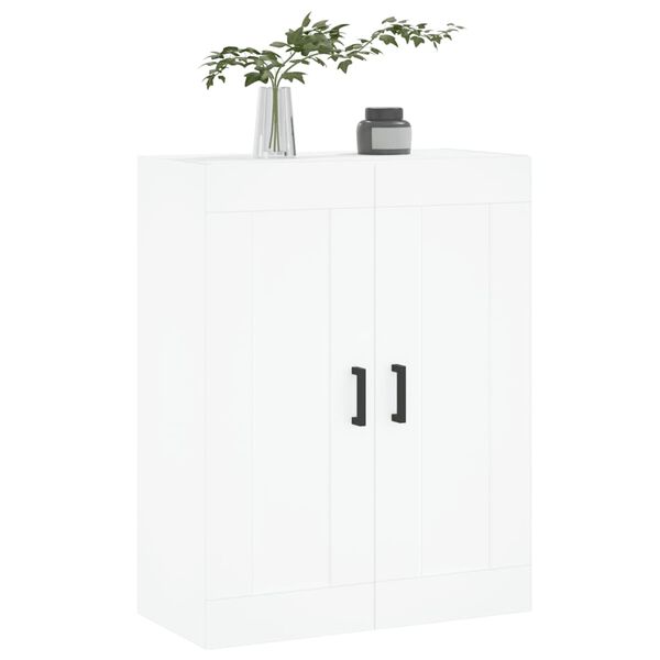vidaXL Armoire murale blanc 69,5x34x90 cm bois d'ing&eacute;nierie