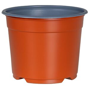 vidaXL Pot &agrave; fleurs 50 pcs Terre cuite &Oslash; 15 x 12,5 cm Plastique