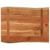vidaXL Dessus de table 70x60x3,8 cm rectangulaire bois massif d'acacia