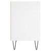 vidaXL Tables de chevet 2 pcs blanc 40x30x50 cm bois d'ingénierie