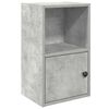 vidaXL Bibliothèque gris béton 31x24x52 cm bois d'ingénierie