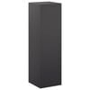 vidaXL Support de Plante Noir 30 x 30 x 100 cm Acier