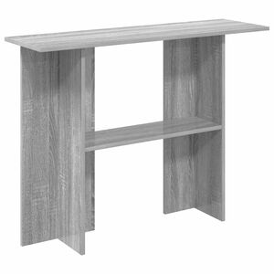 vidaXL Table console Sonoma gris 100 x 30 x 75 cm Bois d'ing&eacute;nierie