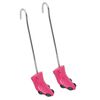 vidaXL Tendeurs de bottes et chausse-pied rose EU 34-40 plastique
