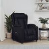 vidaXL Fauteuil inclinable électrique Noir Similicuir