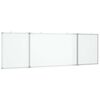 vidaXL Tableau blanc magn&eacute;tique pliable 160x60x1,7 cm aluminium