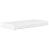 vidaXL Lit avec matelas Dover gris clair 100x200 cm velours