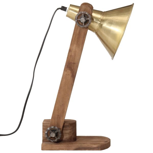 vidaXL Lampe de bureau 25 W laiton antique 23x13x52 cm E27