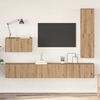 vidaXL Ensemble meuble TV 4 pcs Ch&ecirc;ne artisanal Bois d'ing&eacute;nierie