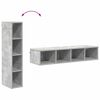 vidaXL Armoire suspendue avec stockage Gris b&eacute;ton 20 x 29,5 x 100 cm
