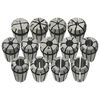 vidaXL Douilles de serrage ER11 13 pcs Ensemble d'outils de tournage