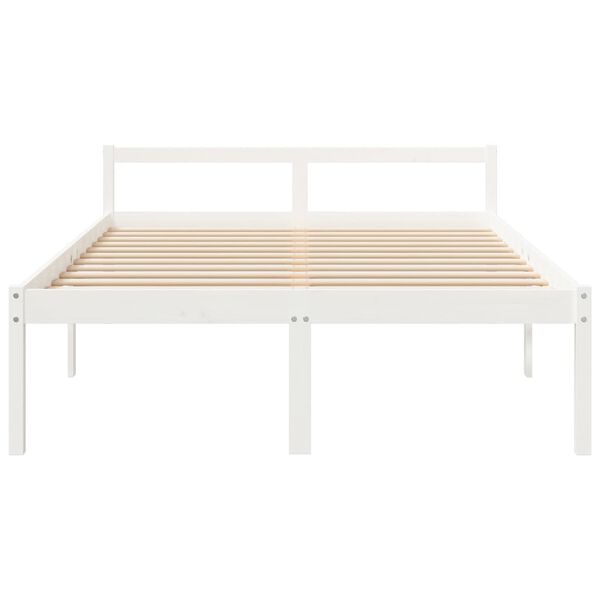 vidaXL Lit pour personne &acirc;g&eacute;e sans matelas 160x200 cm bois pin massif