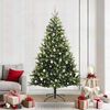 vidaXL Arbre de No&euml;l artificiel en silicone flexible 300 LEDs 210 cm