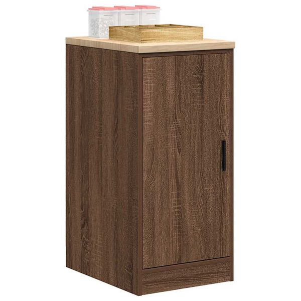 vidaXL Armoire de rangement de garage chêne marron 40x51x85cm bois pin