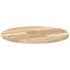 vidaXL Dessus de table rond &Oslash;50x2 cm bois massif d'acacia