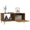 vidaXL Table basse chêne fumé 89,5x50x40 cm bois d'ingénierie