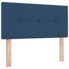 vidaXL T&ecirc;te de lit LED avec bandes LED Bleu 90 cm tissu