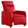vidaXL Fauteuil inclinable &eacute;lectrique Rouge Similicuir