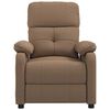 vidaXL Fauteuil de massage Marron Tissu