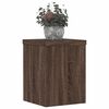 vidaXL Supports pour plantes 2 pcs ch&ecirc;ne marron bois d'ing&eacute;nierie