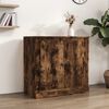 vidaXL Buffet ch&ecirc;ne fum&eacute; 70x35,5x67,5 cm bois d'ing&eacute;nierie