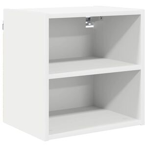 vidaXL Armoire suspendue Blanc 40 x 29,5 x 40 cm Bois d'ing&eacute;nierie