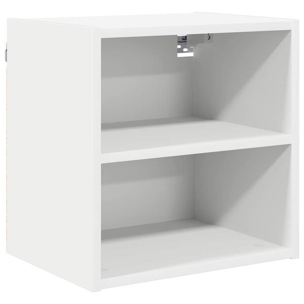 vidaXL Armoire suspendue Blanc 40 x 29,5 x 40 cm Bois d'ing&eacute;nierie