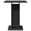 vidaXL Table de bistro Noir 60x60x75 cm Bois d'ingénierie