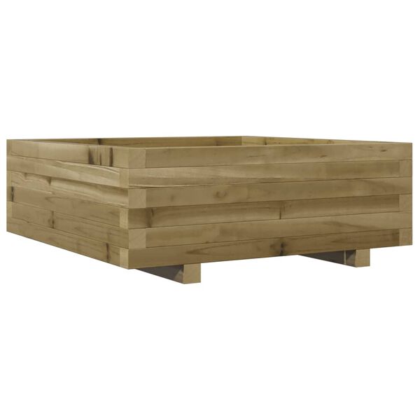 vidaXL Jardini&egrave;re 70x70x26,5 cm bois de pin impr&eacute;gn&eacute;