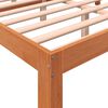 vidaXL Cadre de lit sans matelas cire marron 120x190cm bois pin massif