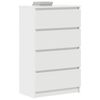 vidaXL Buffet Blanc 60x35x98,5 cm Bois d'ing&eacute;nierie