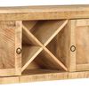 vidaXL Buffet 120x30x76 cm Bois de manguier brut