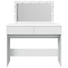 vidaXL Coiffeuse avec LED blanc 100x40x120 cm