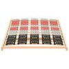 vidaXL Cadre de lit avec 12 lattes et supports 100x200 cm