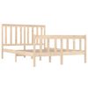 vidaXL Cadre de lit sans matelas bois massif