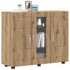 vidaXL Cabinet en Bois Ch&ecirc;ne artisanal 88,5 x 30,5 x 73 cm