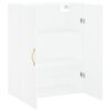 vidaXL Armoire murale blanc 69,5x34x90 cm
