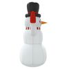 vidaXL Bonhomme de neige gonflable avec LED 300 cm