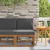 vidaXL Sofa de milieu ext&eacute;rieur Bois d'Acacia Massif Naturel