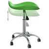 vidaXL Tabouret de salon et spa Vert Similicuir