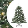 vidaXL Sapin de Noël artificiel avec 150 LED Vert 85 x 85 x 120 cm