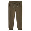 Pantalon de surv&ecirc;tement pour enfants m&eacute;lange kaki 92