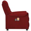 vidaXL Fauteuil de massage électrique Rouge bordeaux Similicuir
