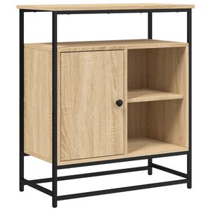 vidaXL Buffet Ch&ecirc;ne Sonoma 69x35x80 cm Bois d'ing&eacute;nierie