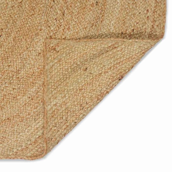 vidaXL Tapis de surface Carr&eacute; Marron 120 x 120 cm Jute