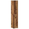 vidaXL Haut Armoire 2 pcs Bois ancien 30 x 42,5 x 185 cm