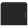 vidaXL Armoire murale noir 50x42,5x40 cm bois d'ing&eacute;nierie