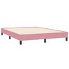 vidaXL Cadre de lit sans matelas rose 160x210 cm velours