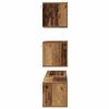 vidaXL Ensemble meuble TV 4 pcs Bois Ancien Bois d'ing&eacute;nierie